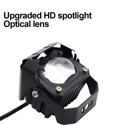 12-80V Amber 3570 LED Dual Color LED Work Lights For Motorcycle 30-60W Off Road Driving Lights