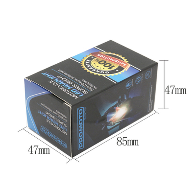 Mini Driving Light DRL Motorcycle LED Headlight Bulb H4 H6 BA20D P15D Auto Car Fisheye Projector Lens Dual Color