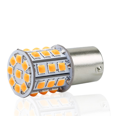 Long Lasting White LED Turn Signals For Cars 12V Aluminum Alloy Body White Yellow Red 3030 33SMD