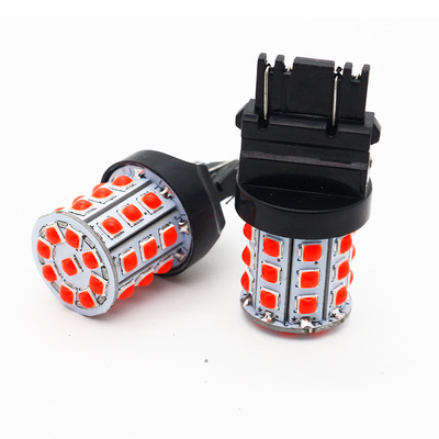 Long Lasting White LED Turn Signals For Cars 12V Aluminum Alloy Body White Yellow Red 3030 33SMD