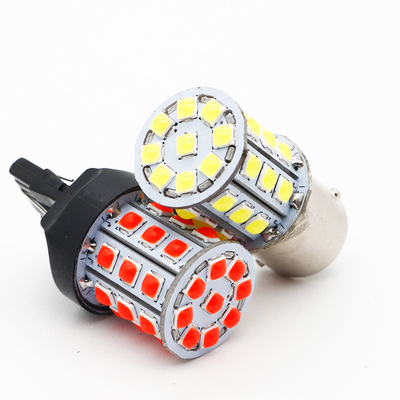 Long Lasting White LED Turn Signals For Cars 12V Aluminum Alloy Body White Yellow Red 3030 33SMD