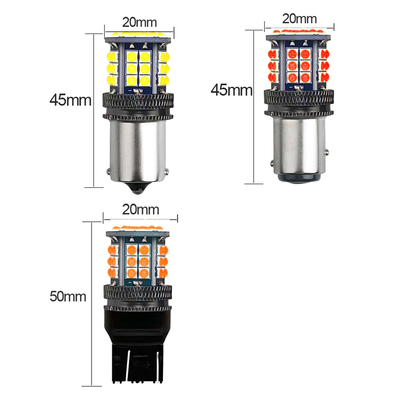Aluminum Alloy LED Turn Signals Indicators 3030 39 SMD 12v 1156 BA15S 1157 BAY15D T20 T25 Car Turn Signal