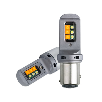 Long-Lasting 5W LED Brake Turn Signal Lights with 1156 Universal 12smd LED Bulbs 1156 P21W BA15S PY21W 3157 7443 Canbus