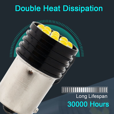 1157 BAY15D LED P21/5W 1156 BA15S P21W LED Bulbs 9 SMD 3030 R5W R10W Car Reverse Light Brake Tail Lamp
