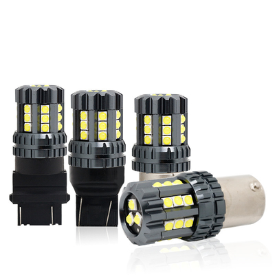 White LED Car Turn Signal Lights Auto 12V 24V 2835 45SMD 1156 1157 T25 3156 3157 T20 7440 7443 Canbus Bulbs Car Led