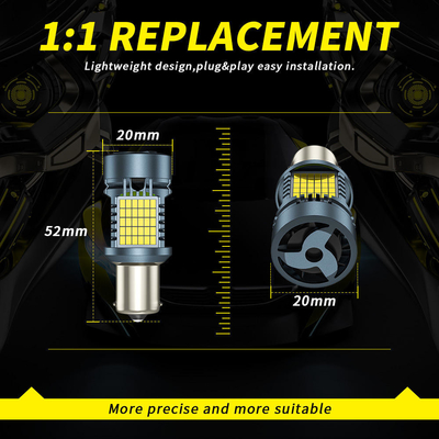 LED Bulb with Canbus 2016 120SMD T20 1156 1157 3156 3157 LED Turn Signal Brake Lights with Fan Auto Lamp