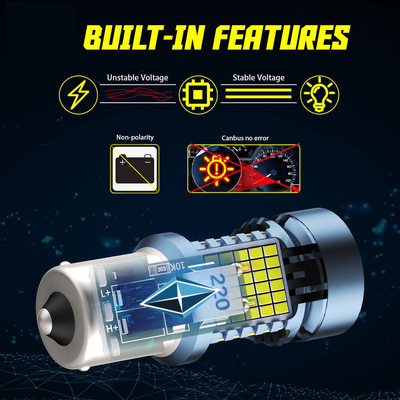 LED Bulb with Canbus 2016 120SMD T20 1156 1157 3156 3157 LED Turn Signal Brake Lights with Fan Auto Lamp