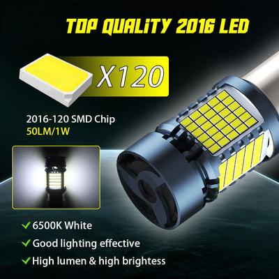 LED Bulb with Canbus 2016 120SMD T20 1156 1157 3156 3157 LED Turn Signal Brake Lights with Fan Auto Lamp