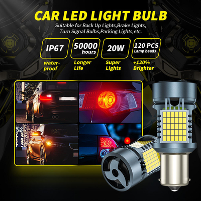 LED Bulb with Canbus 2016 120SMD T20 1156 1157 3156 3157 LED Turn Signal Brake Lights with Fan Auto Lamp