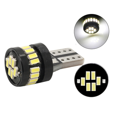 3014 LED Chip Automotive Light Bulbs White Light 360 Degrees Beam Angle T10 3014 24smd Constant Current Bright Led Bulb