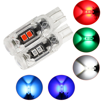 360 Degrees LED Light Bulb Automotive License Plate Light T10 2835 3030 5smd LED Highlight 5W5 Nonpolar Small Width Lamp