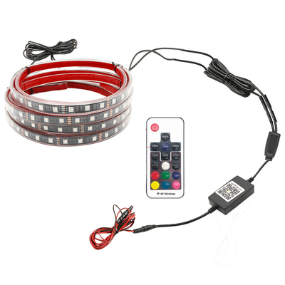 Automotive LED Interior Lights Multi Color Remote Control Flexible ABS 12V Car LED Strip Light