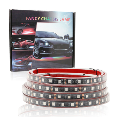 Automotive LED Interior Lights Multi Color Remote Control Flexible ABS 12V Car LED Strip Light