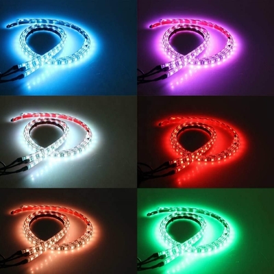 Automotive LED Interior Lights Multi Color Remote Control Flexible ABS 12V Car LED Strip Light