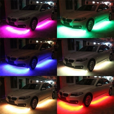 Automotive LED Interior Lights Multi Color Remote Control Flexible ABS 12V Car LED Strip Light