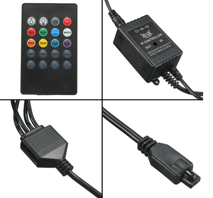 Automotive LED Interior Lights Multi Color Remote Control Flexible ABS 12V Car LED Strip Light