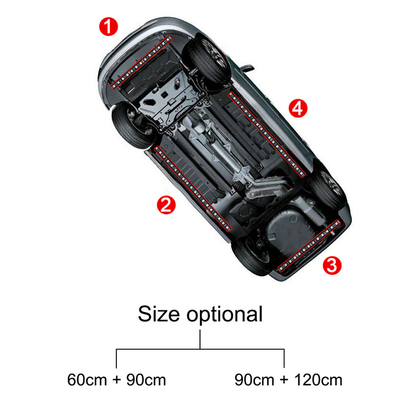 Automotive LED Interior Lights Multi Color Remote Control Flexible ABS 12V Car LED Strip Light
