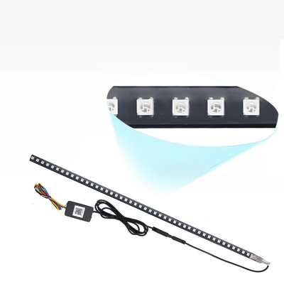 Universal ABS Car Interior LED Lights Waterproof 56CM Car Flash Strobe Light Knight Rider Scanner Light