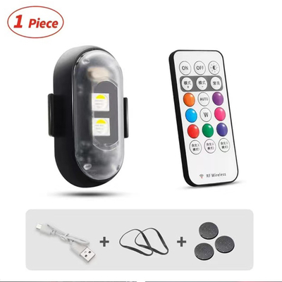 RGB Color LED Car Interior Atmosphere Lights Micro USB IP67 Wireless Remote Control
