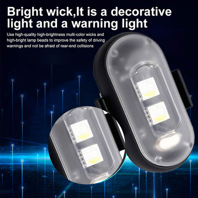 RGB Color LED Car Interior Atmosphere Lights Micro USB IP67 Wireless Remote Control