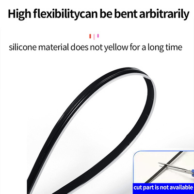 5V PVC USB LED Strip Lights 110cm with APP Remote Control Multi Lighting Modes for Interior Atmosphere