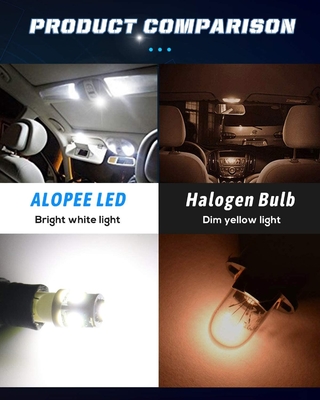 194 Automotive LED Light Bulbs 6500K Wedge T10 SMD 5050 Chips