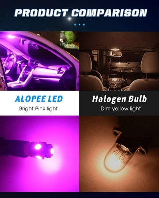 194 Automotive LED Light Bulbs 6500K Wedge T10 SMD 5050 Chips