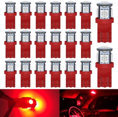 194 Automotive LED Light Bulbs 6500K Wedge T10 SMD 5050 Chips