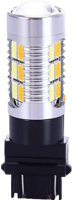 3157 3057 3357 4157 LED Brake Turn Signal Lights  Amber Switchback 22 SMD with Projector
