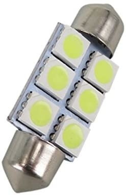 Festoon C5W 5050 6SMD LED Car Interior Lights Lamp Bulb Dome Blue White DC 12V 31mm 36mm 39mm 41mm