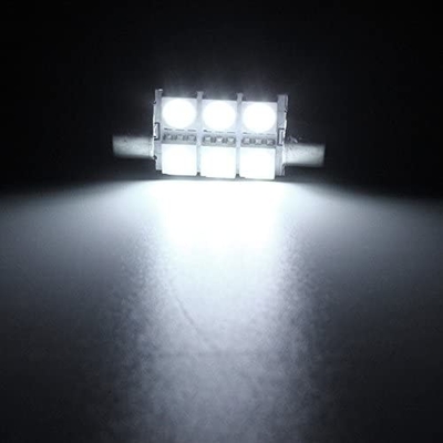 Festoon C5W 5050 6SMD LED Car Interior Lights Lamp Bulb Dome Blue White DC 12V 31mm 36mm 39mm 41mm
