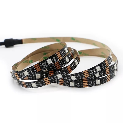 USB Car Headlight LED Tube Strip SMD 5050 RGB Colorful DC 5V Flexible