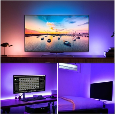 45CM 17.7&quot; White Amber Flexible LED Day Time Running Light Flowing Bar Silicone DRL