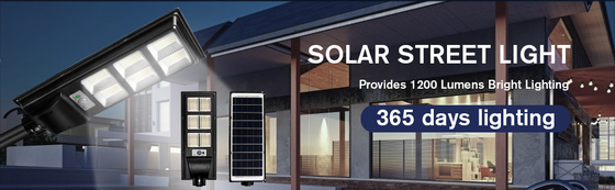 120 Watt Solar Street Light For Outdoor 5000K Daylight White Flood Endurance IP65 Waterproof