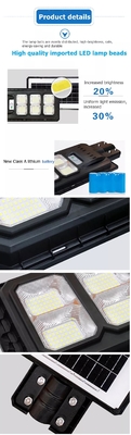 120 Watt Solar Street Light For Outdoor 5000K Daylight White Flood Endurance IP65 Waterproof