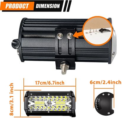 High Power 200W LED Driving Lights IP68 Waterproof Aluminum Alloy Material