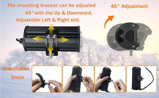 High Power 200W LED Driving Lights IP68 Waterproof Aluminum Alloy Material