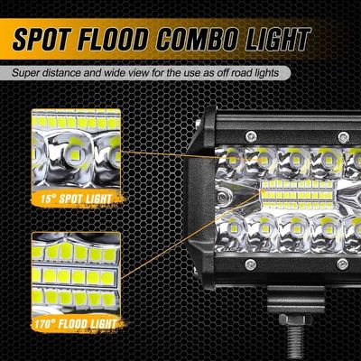 Aluminum Alloy LED Driving Lights 10-30V LED Light Bar For Vehicle