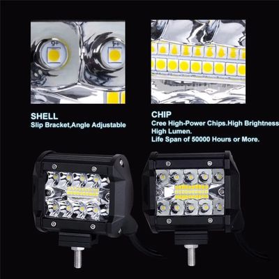 Aluminum Alloy LED Driving Lights 10-30V LED Light Bar For Vehicle