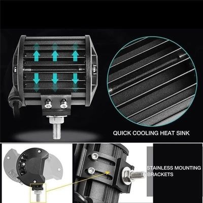 Aluminum Alloy LED Driving Lights 10-30V LED Light Bar For Vehicle