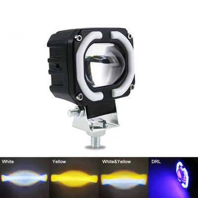 4x4 Offroad LED Work Lamp Headlights Fog Driving Light 12-80V 4 Inch 30W Dual Colors