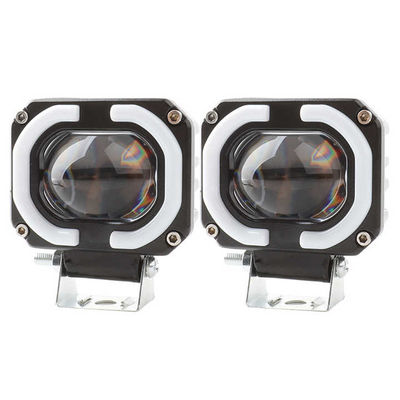 4x4 Offroad LED Work Lamp Headlights Fog Driving Light 12-80V 4 Inch 30W Dual Colors
