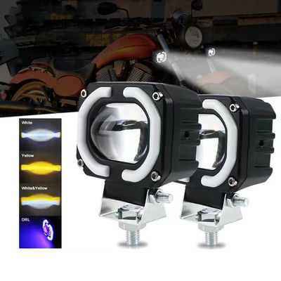 4x4 Offroad LED Work Lamp Headlights Fog Driving Light 12-80V 4 Inch 30W Dual Colors
