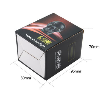 3inch 40w Motorcycle Skull Headlights External Spotlight LED Mini Driving Light Dual Color