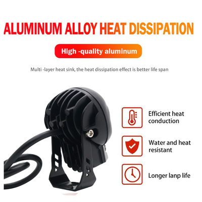 3inch 40w Motorcycle Skull Headlights External Spotlight LED Mini Driving Light Dual Color