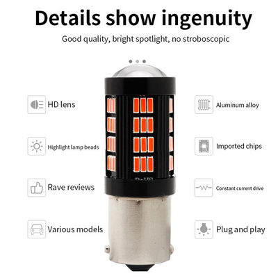 1157 1156 4014 66 SMD LED Brake Light Cars Reversing Interior LED Bulbs Auto Canbus