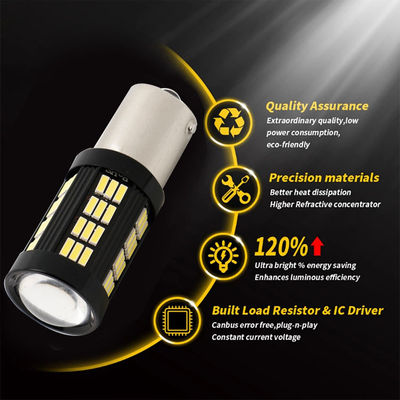 1157 1156 4014 66 SMD LED Brake Light Cars Reversing Interior LED Bulbs Auto Canbus